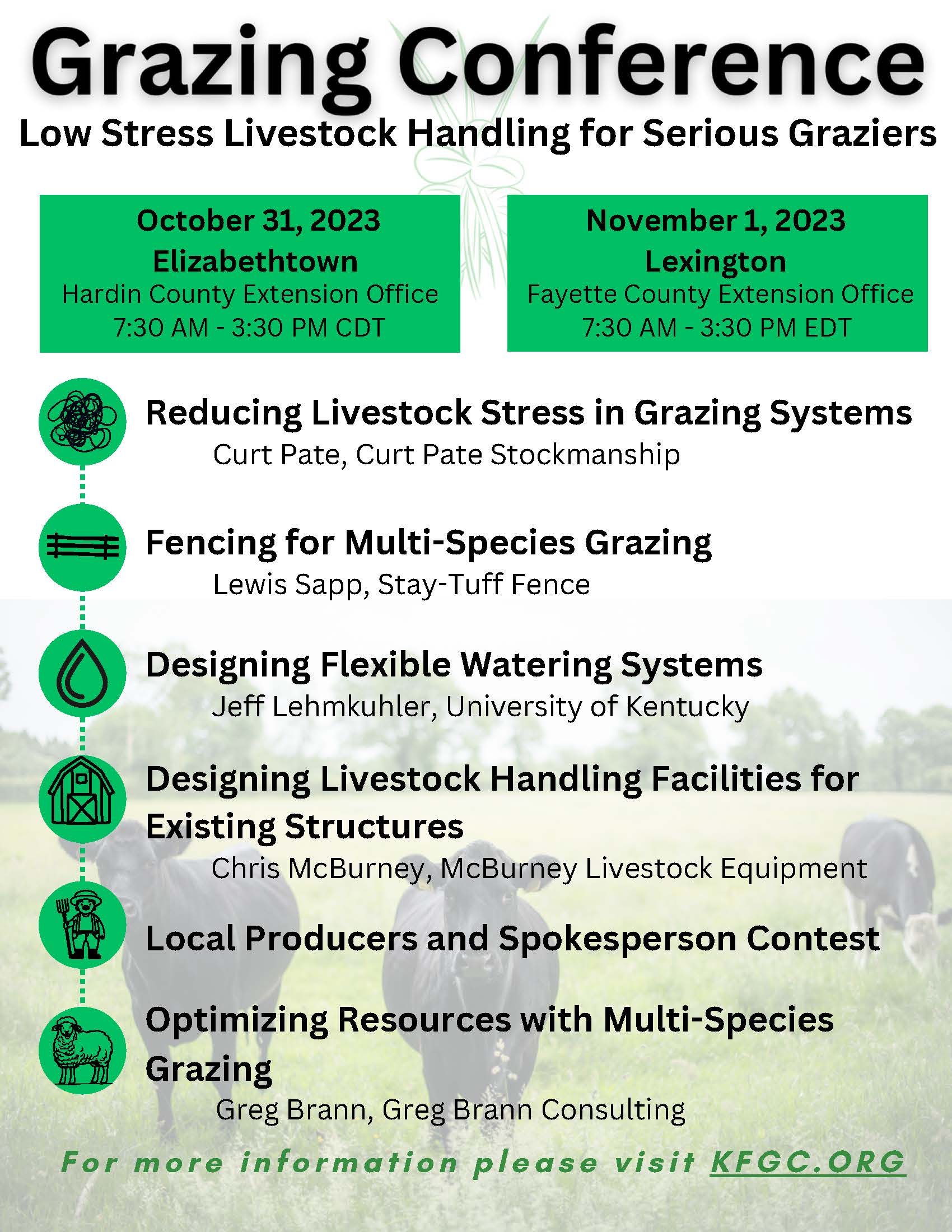2023 Grazing Conference Flyer