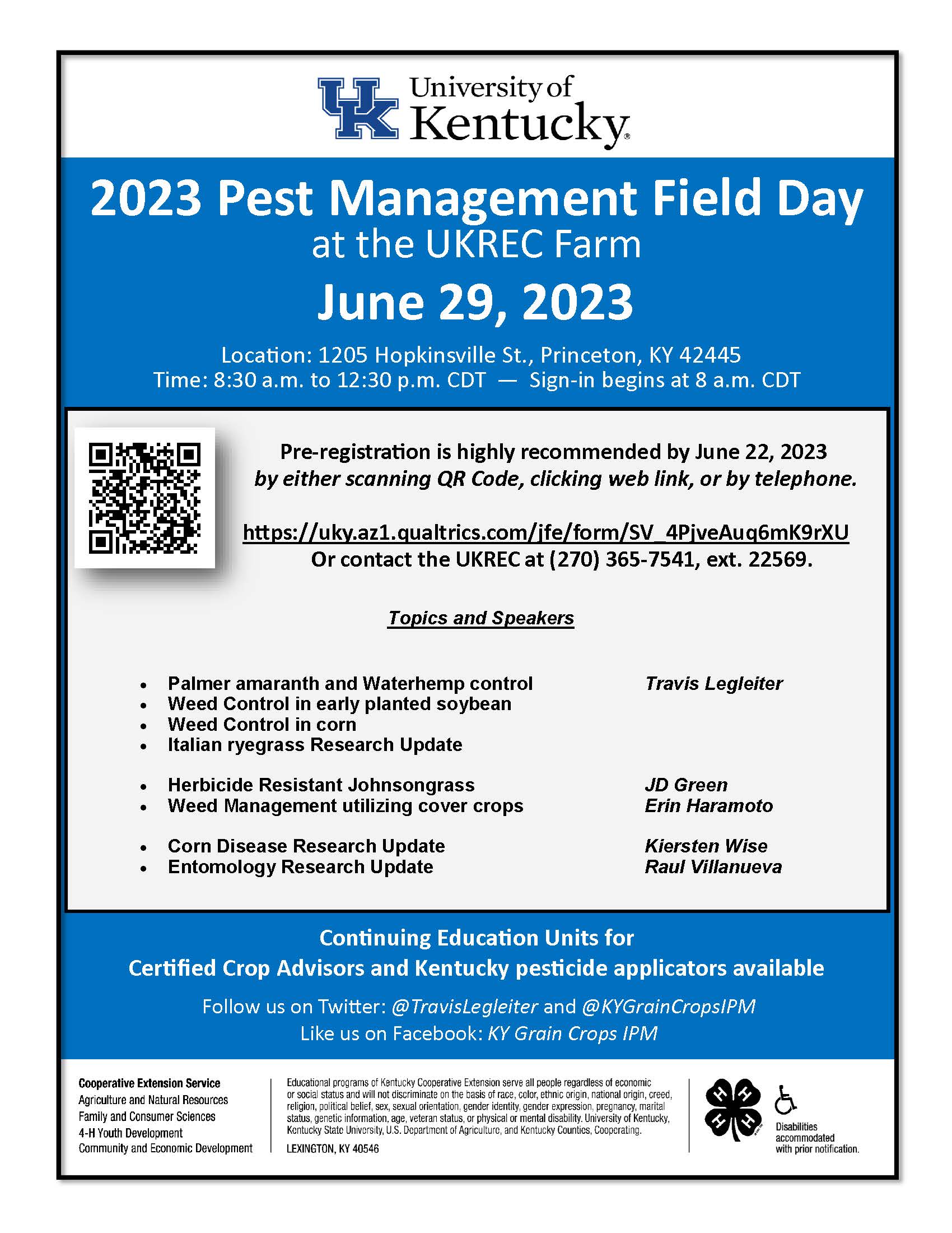 Pest Management Field Day