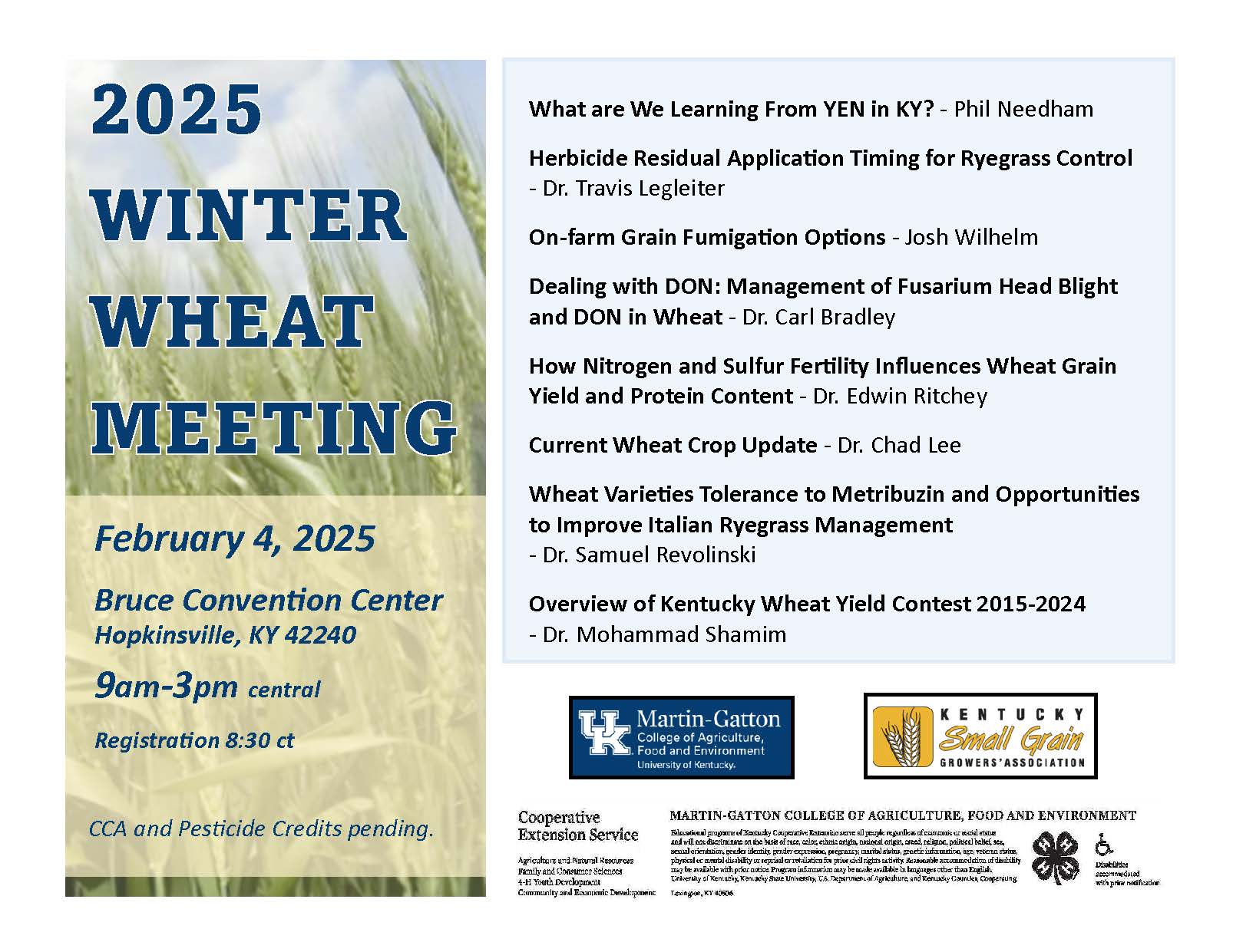 Winter Wheat Meeting